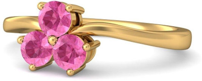 BlueStone The Apolonius Triad Yellow Gold Tourmaline 14K Yellow Gold Plated 14 K Ring