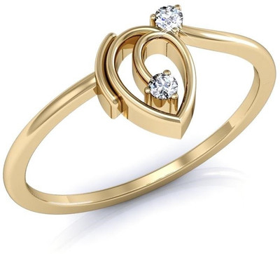 23% OFF on Vachya Gold Rhodium, 14K Yellow Gold Plated 14 K Ring