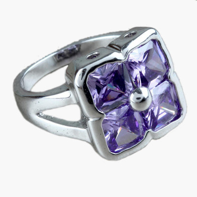 50% OFF on Pretty Girl Brass Rhodium Plated Ring
