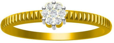 9% OFF on Sakshi Jewels Gold Diamond 18K Yellow Gold Plated 18 K Ring
