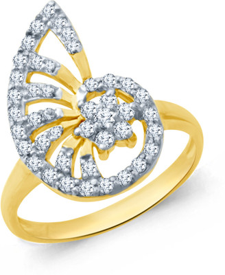 50% OFF on Eldora Alloy Yellow Gold Plated Ring