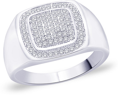 35% OFF on Peora Sterling Silver Rhodium Plated Ring