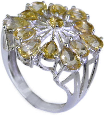 23% OFF on Riyo Indian Citrine Sterling Silver Citrine Ring