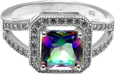 10% OFF on Jewel Craft Silver Alexandrite Rhodium Plated Ring