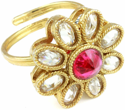 21% OFF on The Art Jewellery Brass 18K Yellow Gold Plated Ring 21% OFF on The Art Jewellery Brass 18K Yellow Gold Plated Ring