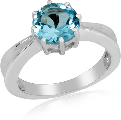 33% OFF on RosesNRibbons Sterling Silver Topaz Rhodium Plated Ring 33% OFF on RosesNRibbons Sterling Silver Topaz Rhodium Plated Ring