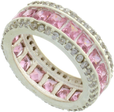 56% OFF on 925 Silver Silver Zircon Sterling Silver Plated Ring