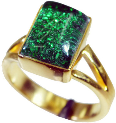 25% OFF on Riyo Idealstar Sunstone Copper Cubic Zirconia 18K Yellow Gold Plated Ring