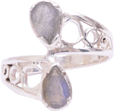 45% OFF on Rubera Silver Moonstone Ring