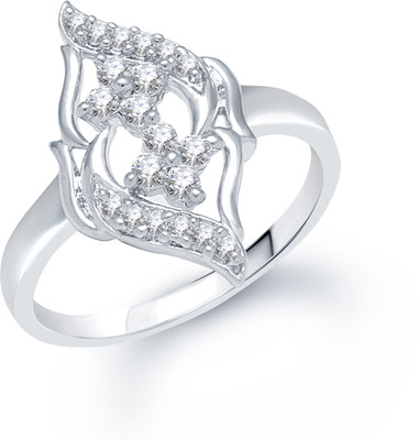 70% OFF on VK Jewels Alloy Rhodium Plated Ring