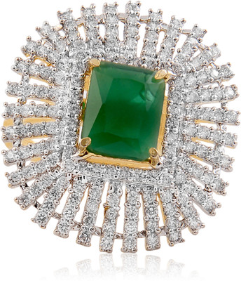 60% OFF on Alysa Copper, Brass Cubic Zirconia, Onyx Rhodium, 18K Yellow Gold Plated Ring 60% OFF on Alysa Copper, Brass Cubic Zirconia, Onyx Rhodium, 18K Yellow Gold Plated Ring