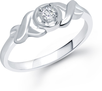 69% OFF on VK Jewels Alloy Cubic Zirconia Rhodium Plated Ring