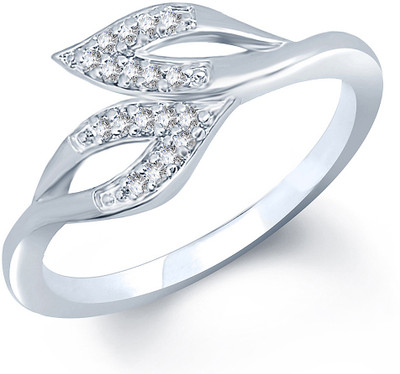 73% OFF on Sukkhi Lavish Alloy Cubic Zirconia Rhodium Plated Ring