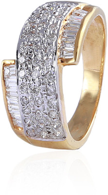 8% OFF on Jisha The Promise Gold Diamond 14 K Ring