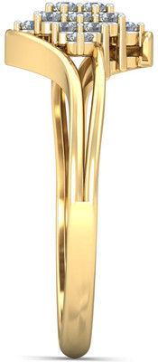 20% OFF on WearYourShine by PCJ The Eligia Diamond Gold Diamond 18K Yellow Gold Plated 18 K Ring