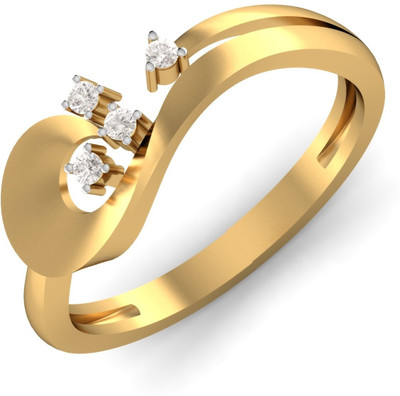 KuberBox Grace Personified Gold 18 K Ring