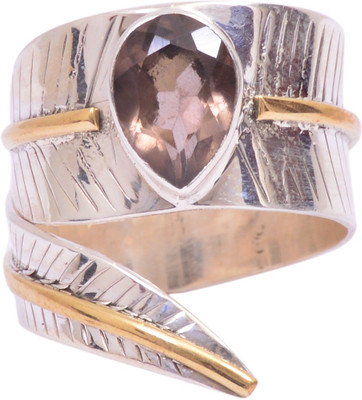 42% OFF on Rubera Silver Quartz Ring