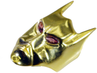 20% OFF on Riyo Indian Garnet Copper Garnet 18K Yellow Gold Plated Ring