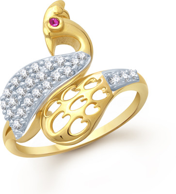 74% OFF on Meenaz Enchanting Peacock Alloy Ring