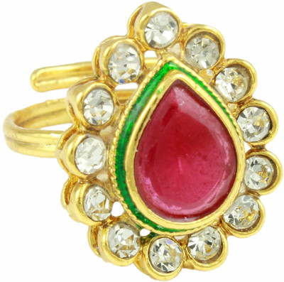21% OFF on The Art Jewellery Brass 18K Yellow Gold Plated Ring 21% OFF on The Art Jewellery Brass 18K Yellow Gold Plated Ring