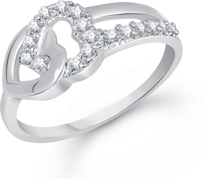 84% OFF on VK Jewels Art of Love Heart Alloy Cubic Zirconia Ring
