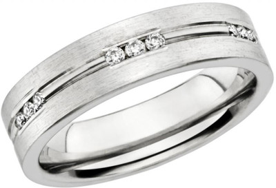 50% OFF on Kiara Jewellery Sterling Silver Cubic Zirconia Rhodium Plated Ring