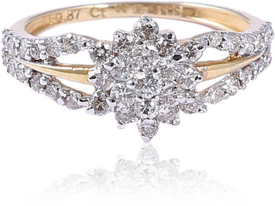 2% OFF on Jisha Gold Diamond 14 K Ring