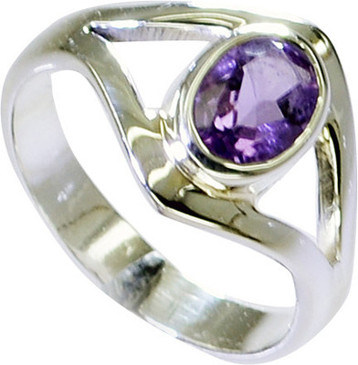 20% OFF on Riyo Fascinating Amethyst Sterling Silver Amethyst Ring