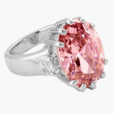 50% OFF on Pretty Girl Brass Rhodium Plated Ring