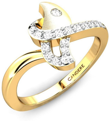 20% OFF on Candere Saaravani Yellow Gold Diamond Rhodium Plated 18 K Ring 20% OFF on Candere Saaravani Yellow Gold Diamond Rhodium Plated 18 K Ring