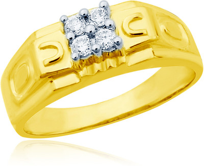 78% OFF on Eldora Alloy Yellow Gold Plated Ring