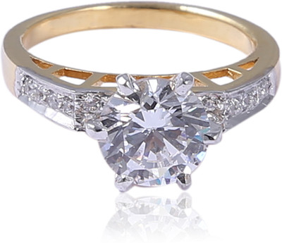 14% OFF on Jisha Gold Cubic Zirconia 14 K Ring
