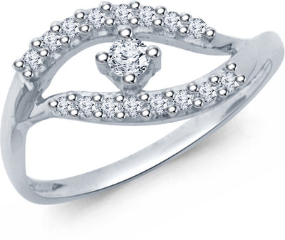 60% OFF on Navvya Sterling Silver Rhodium Plated Ring