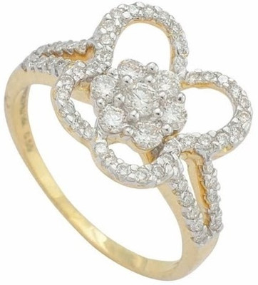 10% OFF on Caratcents Gold Diamond 14K Yellow Gold Plated 14 K Ring