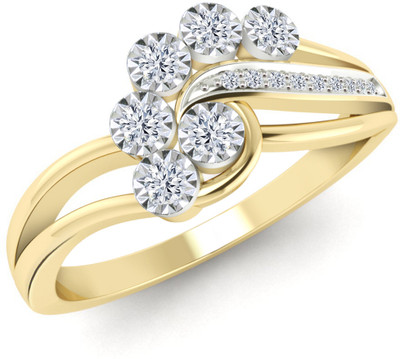 9% OFF on Vivre Jewels Gold 18K Yellow Gold Plated 18 K Ring