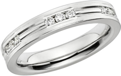 50% OFF on Kiara Jewellery Sterling Silver Cubic Zirconia Rhodium Plated Ring