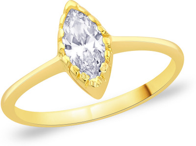 50% OFF on Peora Sterling Silver 18K Yellow Gold Plated Ring