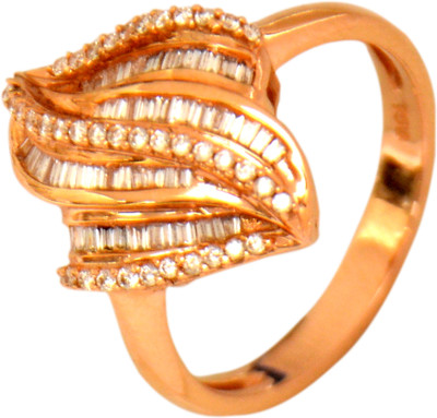 15% OFF on Rakam Gold Diamond 18K White Gold Plated 18 K Ring