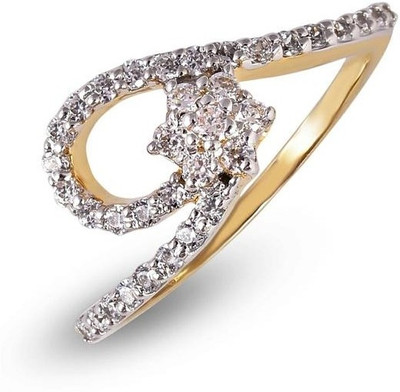 15% OFF on Shashvat Jewels Yellow Gold Diamond Ring