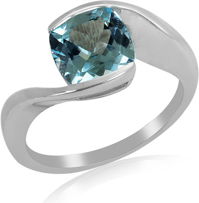 12% OFF on RosesNRibbons Sterling Silver Topaz Rhodium Plated Ring 12% OFF on RosesNRibbons Sterling Silver Topaz Rhodium Plated Ring