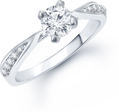 70% OFF on VK Jewels VK Jewels Princes Rhodium plated solitare Ring Alloy Cubic Zirconia Rhodium Plated K Ring