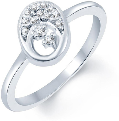 49% OFF on Sukkhi Stunning Alloy Cubic Zirconia Rhodium Plated Ring