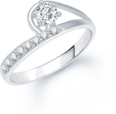 70% OFF on VK Jewels Alloy Rhodium Plated Ring