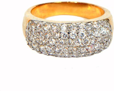 64% OFF on Ratnakar Love Dimond Studed Copper Ring