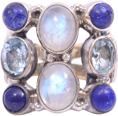 45% OFF on Rubera Silver Moonstone, Sapphire Ring 45% OFF on Rubera Silver Moonstone, Sapphire Ring
