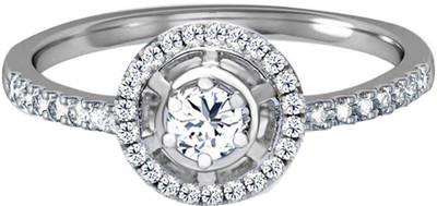 40% OFF on JacknJewel 0.42 Carat Charm Capture Silver Diamond Silver Plated Ring 40% OFF on JacknJewel 0.42 Carat Charm Capture Silver Diamond Silver Plated Ring