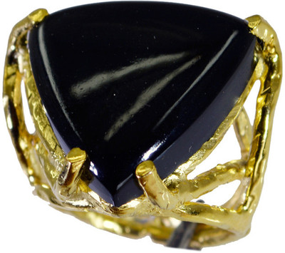 24% OFF on Riyo Exquisitestar Black Onyx Copper Onyx 18K Yellow Gold Plated Ring 24% OFF on Riyo Exquisitestar Black Onyx Copper Onyx 18K Yellow Gold Plated Ring