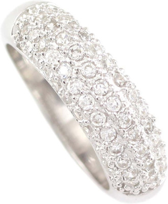 21% OFF on 925 Silver Wedding & Engagement Silver Zircon Ring