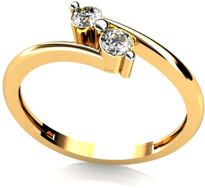 3% OFF on Desires Attract Gold Diamond 18 K Ring