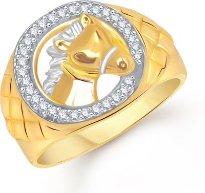 70% OFF on VK Jewels Superb Horse Alloy Cubic Zirconia 18K Yellow Gold Plated Ring